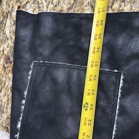 Wooly Bully Women's Black Wonderful Wrap Open Front Jacket Size S - Picture 9 of 9